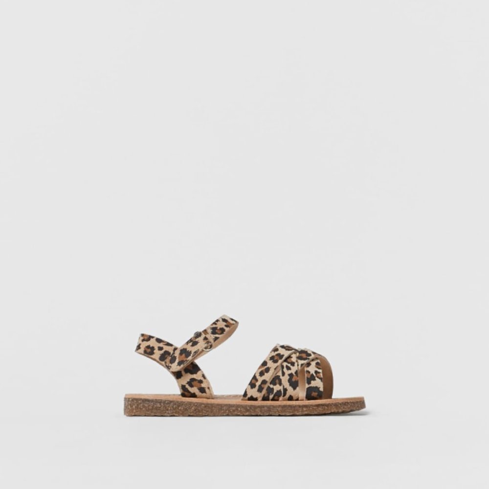 Zara Baby Animal Print Sandals - Size 9 - NWT
